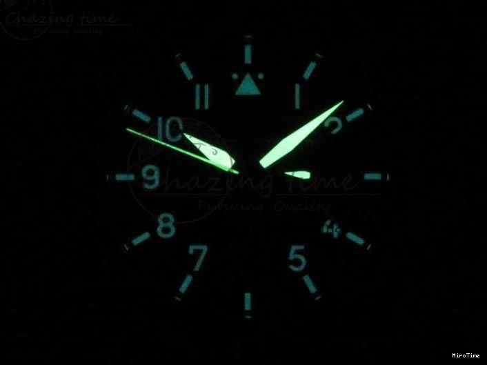 MIROTIME 0823 Big Pilot IW510301 Satin-Polished RG YLF Best Edition Black Dial On Leather Strap A Flexible 7222